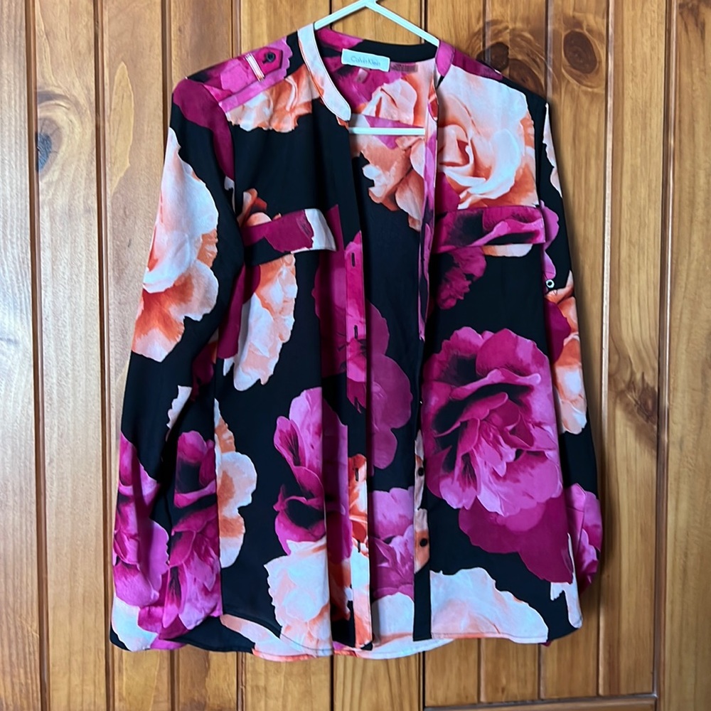 Calvin Klein Floral button up
